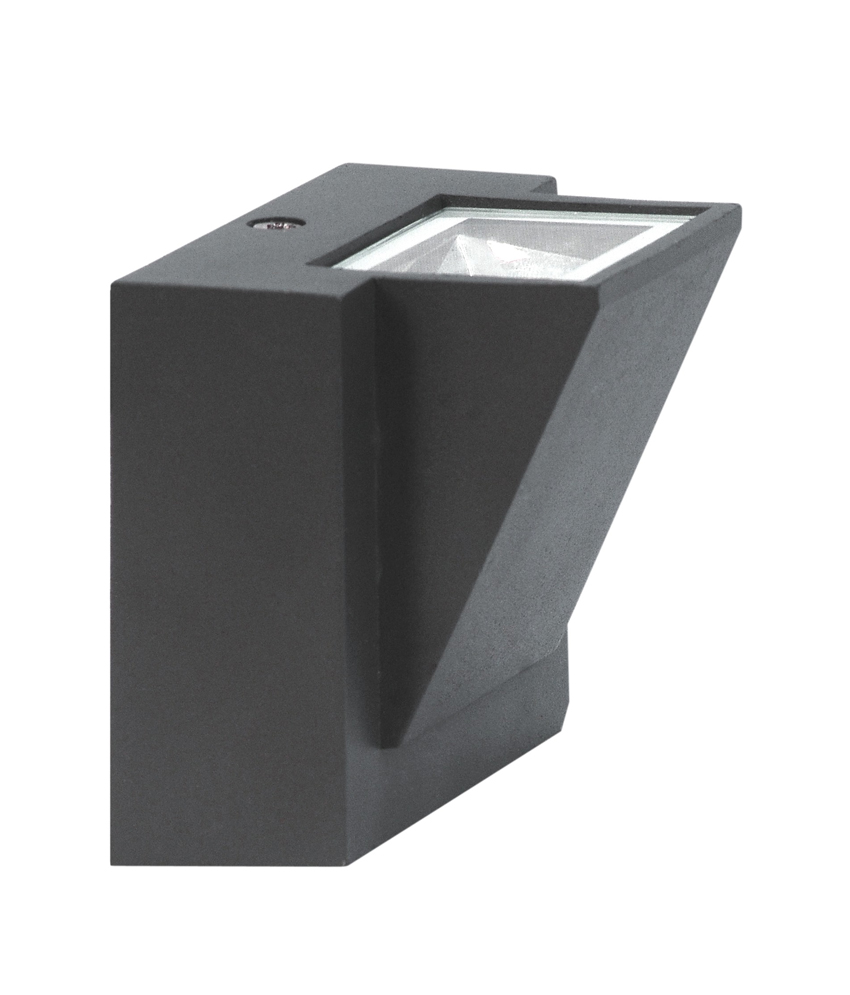PLUTUS Outdoor Wall Light 1x3W WH 